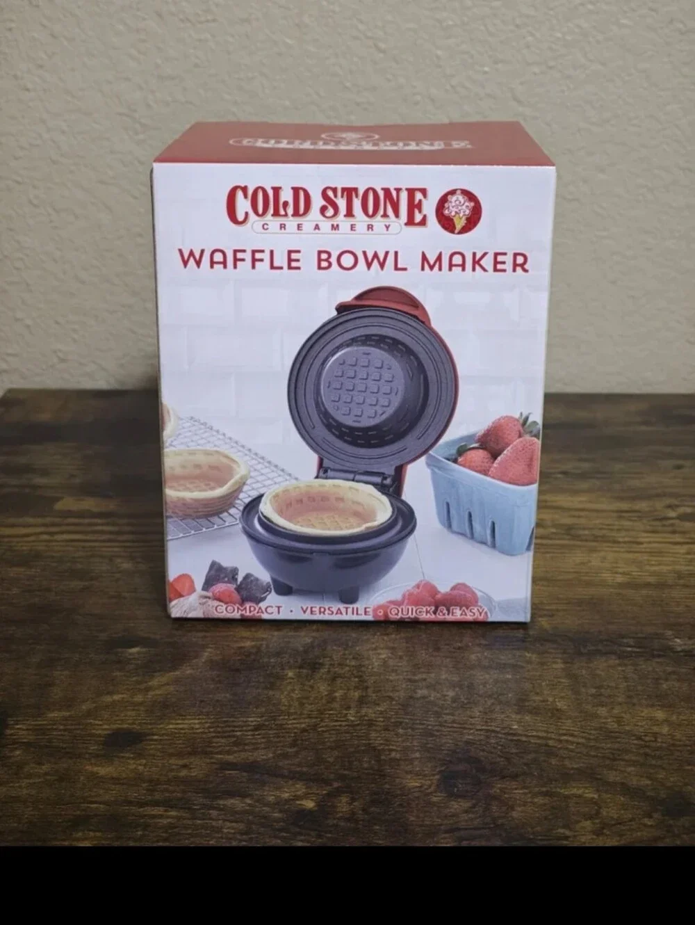 Cold Stone Creamery Waffle Bowl Maker NIB